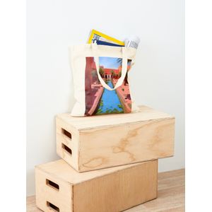 مراكش خمر السفر المغربحقيبة يد قطن كلاسيكية