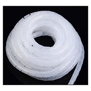 Marque Gaine de Protection en Spirale pour câbles, Transparente (Transparent,12mm x 5meters)