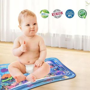 Tapis d’eau Gonflable pour Bébé – Jeu de Découverte Sensoriel Jouet Éveil Marin – Cadeau Bébé 3 à 12 Mois