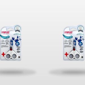 Farlin Lot de 2 Ciseaux de Sécurité pour Bébé à Lame Courte
