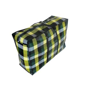 Generic Sac provisions extra large en plastique carreaux avec