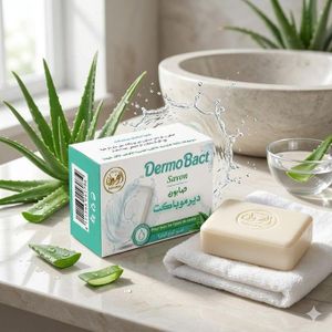 Herbo Ridouane Savon bactérien Naturel 100% - Pour tous types de peau - Élimine les bactéries