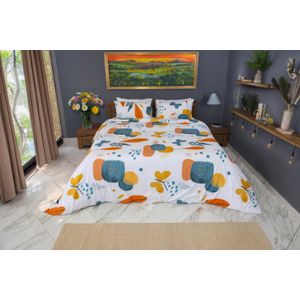 DWIRTY Housse de Couette Papillons Pop 2 places – Spring Butterfly collection // Doux & anti-allérgique 