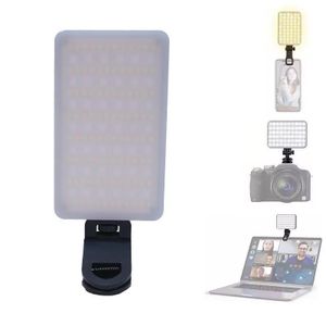 Mini Lampe vidéo Selfie Light LED Lumière vidéo LED pour appareil photo Bicolore, lampe de remplissage, éclairage de photographie portable, 6500K, appareil photo, Batterie intégrée Longue durée de vie Mini lampe de poche portable carrée M160