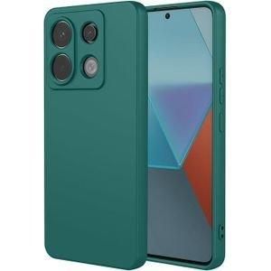 Case Pochette Souple Liquid Silicone liquid pour Xiaomi Redmi Note 13 Pro 5G - vert
