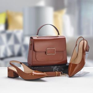 مجموعة بوتينات وحقيبة كروكو – نقاء أبيض فاخر