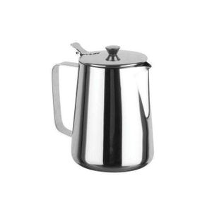 Pot à lait inox avec couvercle