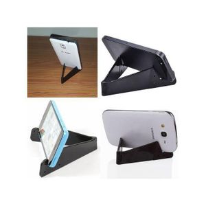 Support universel pliable en forme de V pour téléphone portable et tablette