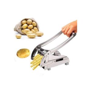 Coupe - frites avec 2 2 lames en acier inoxydable coupe - pommes de terre coupe