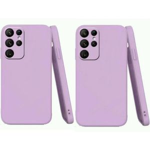 Case 2 Pochette silicone pour Samsung Galaxy s22Ultra Mauve