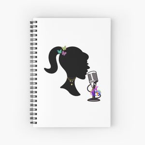 Barbie mic Spiral Notebook - Bloc note