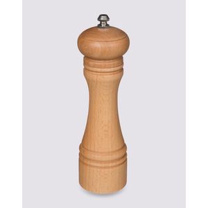 Five Moulin à poivre en bois (Haut 20.5 cm)