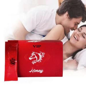 Meilleur Miel Pour Chevaux VIP - Miel energetique destructeur Chaude d'aliments sante pour hommes, miel à base de plantes naturelles pures 1 boîte de 12 sachets