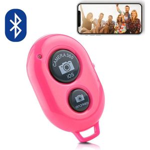 Telecommande Bluetooth Selfie Photo (Rose) pour Telephone Camera Appar