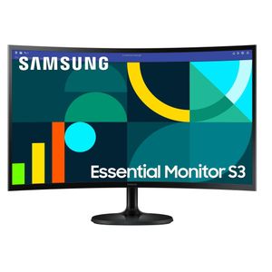 Samsung Moniteur 27'' serie D Curved Full-HD,VA,100Hz,4MS (GTG),Narrow Border Design,Eye-Ca Noir 12M