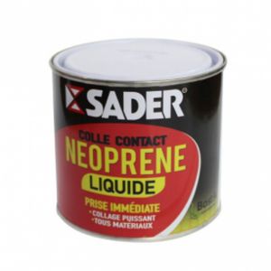 Sader Mastic silicone AB Gris 310 ml à prix pas cher