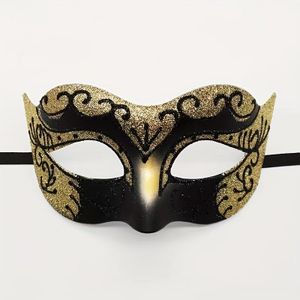 Masque Chat Femme Noir Catwoman Demi-Visage – Masque Carnaval Halloween Cosplay Bal Masqué Soirée Déguisée Ajustable en ABS
