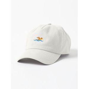 casquette personnalisée Je fais pipi dans les piscines casquette blanc unique