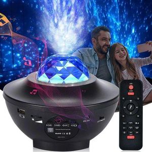 Projecteur Galaxie LED avec Haut-Parleur Bluetooth et Télécommande Multi-Couleur
