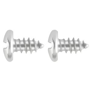 Vis à tôle - Acier - Fixation Bois et Métal - Argenté 4,16x9,5 Mm - Lot de 2