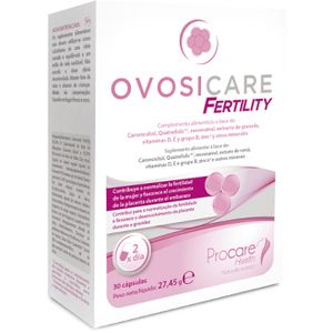 Procare Health Ovosicare Fertility - à base de Caronositol, Quatrefolic, extrait de grenade, vitamines D, E et groupe B, zinc, 60 gélules - Made in France