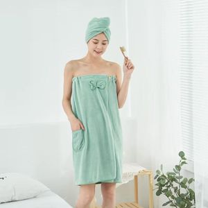 Serviette Microfibre pour Femme avec Turban – Absorbante et Séchage Rapide