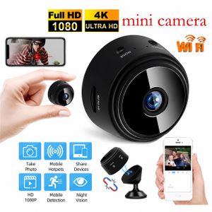 Mini Caméra IP A9 WiFi HD 1080p - Caméra de Surveillance Sans Fil avec Micro Intégré, Vision Nuit, Détection de Mouvement Support Magnétique et Batterie Rechargeable