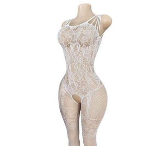 Nuisette Femme Transparente en Résille, Lingerie Femme Légère, Chemise de Nuit Femme, Nuisette Résille Extensible, Lingerie Femme Élégante