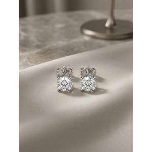 Boucles d'oreilles (Pure Lumière) en argent 925