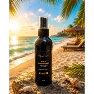 Huile de bronzage, huile de carotte et sesame, vitamine E 100ml
