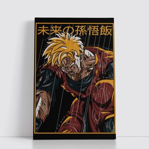 Asian Planet Tableau decoratif sur Toile 25x40 cm pour Anime attack on titan - Naruto - death note - Jujutsu Kaisen  1