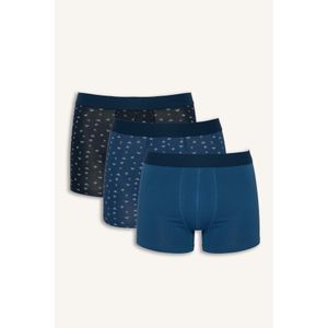 Defacto Regular Fit 3 Piece Printed Boxers