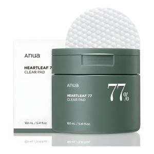 Anua Heartleaf 77 Clear Pad - Pads Nettoyants Apaisants - Soin Visage Hydratant - 160 ml