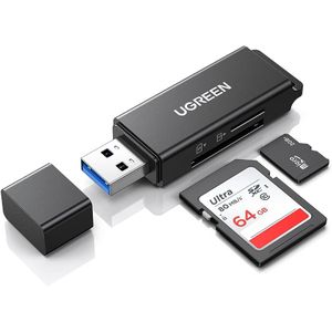 Lecteur de Carte SD Ugreen USB C USB 3.0 2 en 1 Adaptateur de Carte SD en  Aluminium (50706) prix Maroc