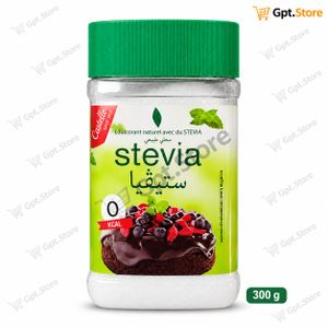 Castello Stevia 0 KCAL– Édulcorant pour Café, Thé et Préparations Sucrées (300g)
