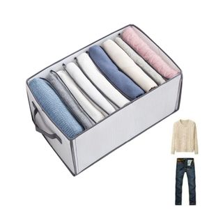 Organisateur de rangement de vêtements, 2 pièces, 9 grilles, organisateur  de pantalons, chaussettes, séparateur de tiroir, organisateur de placard