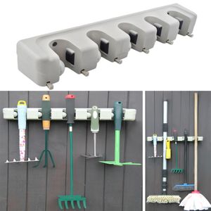 حامل معلق لأدوات المنزل × 5 و 6 علاقة// حامل مكنسة // Porte balai à vadrouille // support de rangement pour outils maison et Jardin // organisateur de balai mural