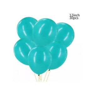 30 ballons vert turquoise 31 cm /décoration d'anniversaire trés bon qualité