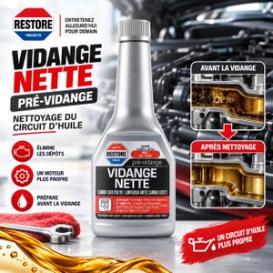 Nettoyant Pre Vidange Nettoyage Circuit Huile Moteur Nettoyant Interne