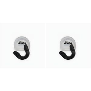 Pakka Protège-dents - Silicone Résistant - Protection Buccale Sports de Combat - Noir - Lot de 2