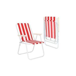 Chaise de plage portable et pliable pour le camping et les pique-niques