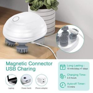 Masseur de cuir chevelu électrique, masseur de tête anti-stress, masseur de cuir chevelu en silicone, masseur de tête pour la pousse des cheveux, gratte-tête, brosse à shampoing, masseur pour animaux de compagnie, chat, chien