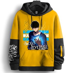 BENYAHYA STORE كابيتشو هودي قبية - ملابس رجال نساء سويتشورت لباس أولاد بنات - Sweat à capuche Manhwa Mode Sweatshirt Solo Leveling Hoodie sport Sung Jin-woo Capuchon shirt anime