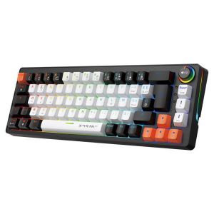 XTRMLAB CLAVIER Scope Black/White/Orange (Red Switch)