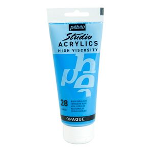 Pebeo PEINTURE ACRYLIQUE FINE STUDIO ACRYLICS 100 ML - 41 BLANC VIF à prix  pas cher