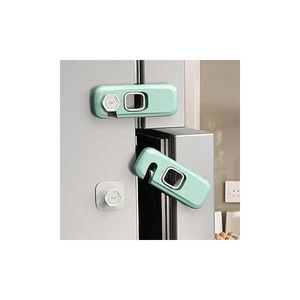 Lot de 4 Verrous de Sécurité pour Placards, Armoires et Tiroirs – Protection Enfants