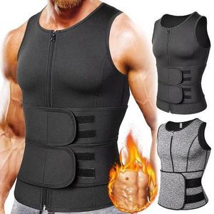 Gilet de sudation pour homme – shaper taille, brûleur de graisse, compression musculaire