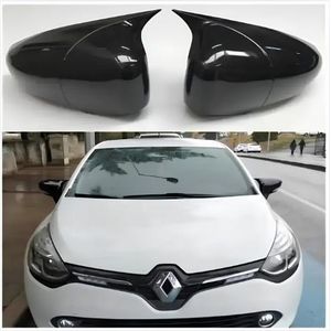 General (2 Pièces) Coques de Rétroviseurs Sport Noir Brillant – Protection et Style Dynamique pour Clio 4.