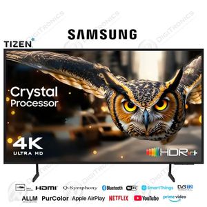 Samsung 70 Smart Tv Crystal 4K UHD HDR10+, Tizen, Récepteur Intégré Motion Xcelerator, 70DU7000