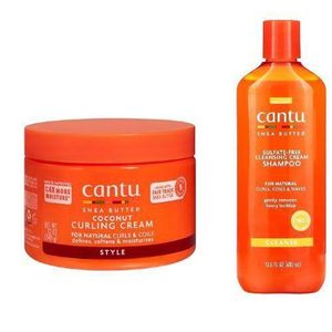 Cantu Shampoing 400 Ml & Crème de bouclage 340 g
